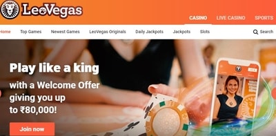 LeoVegas Casino Welcome Offer