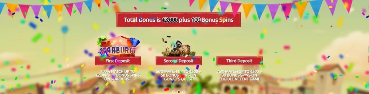 Spin Station Casino Welcome Bonus