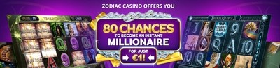 Zodiac Casino Welcome Offer